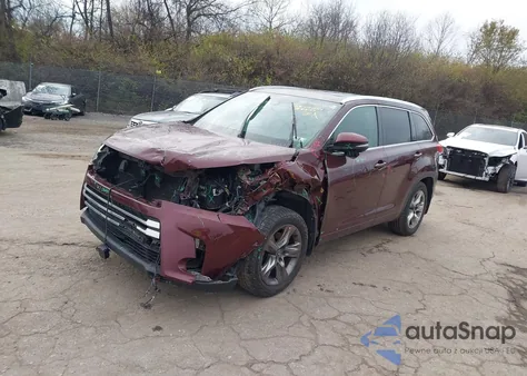 2018 Toyota Highlander Limited Platinum из США, поврежденный, VIN 5TDDZRFH5JS814149